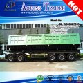 AOTONG Widely Used Side Dump Truck Trailer / Tri Axle Tipper Truck Trailer